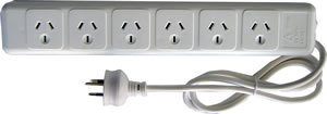 Power Board 6 Outlet 240v  $8.95